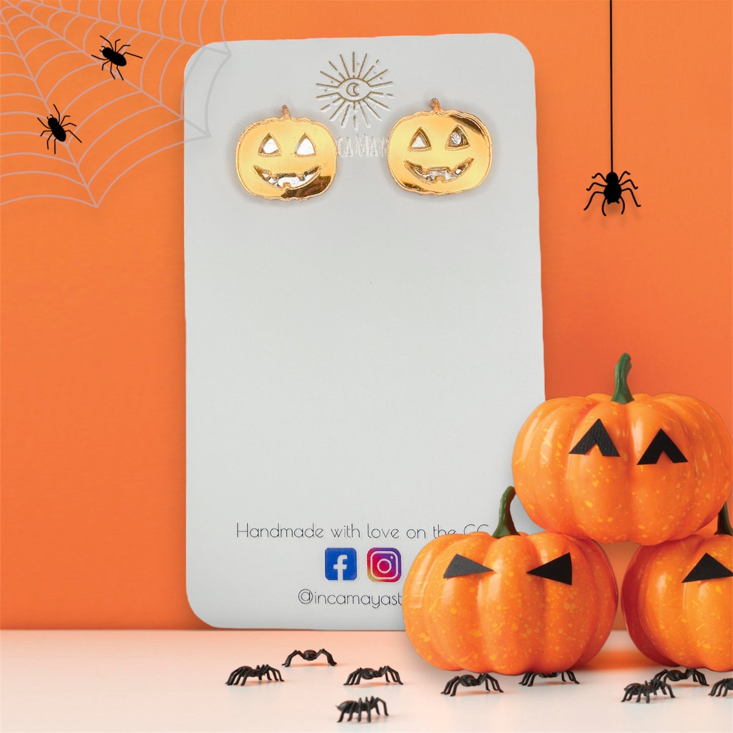 Halloween Pumpkins Studs