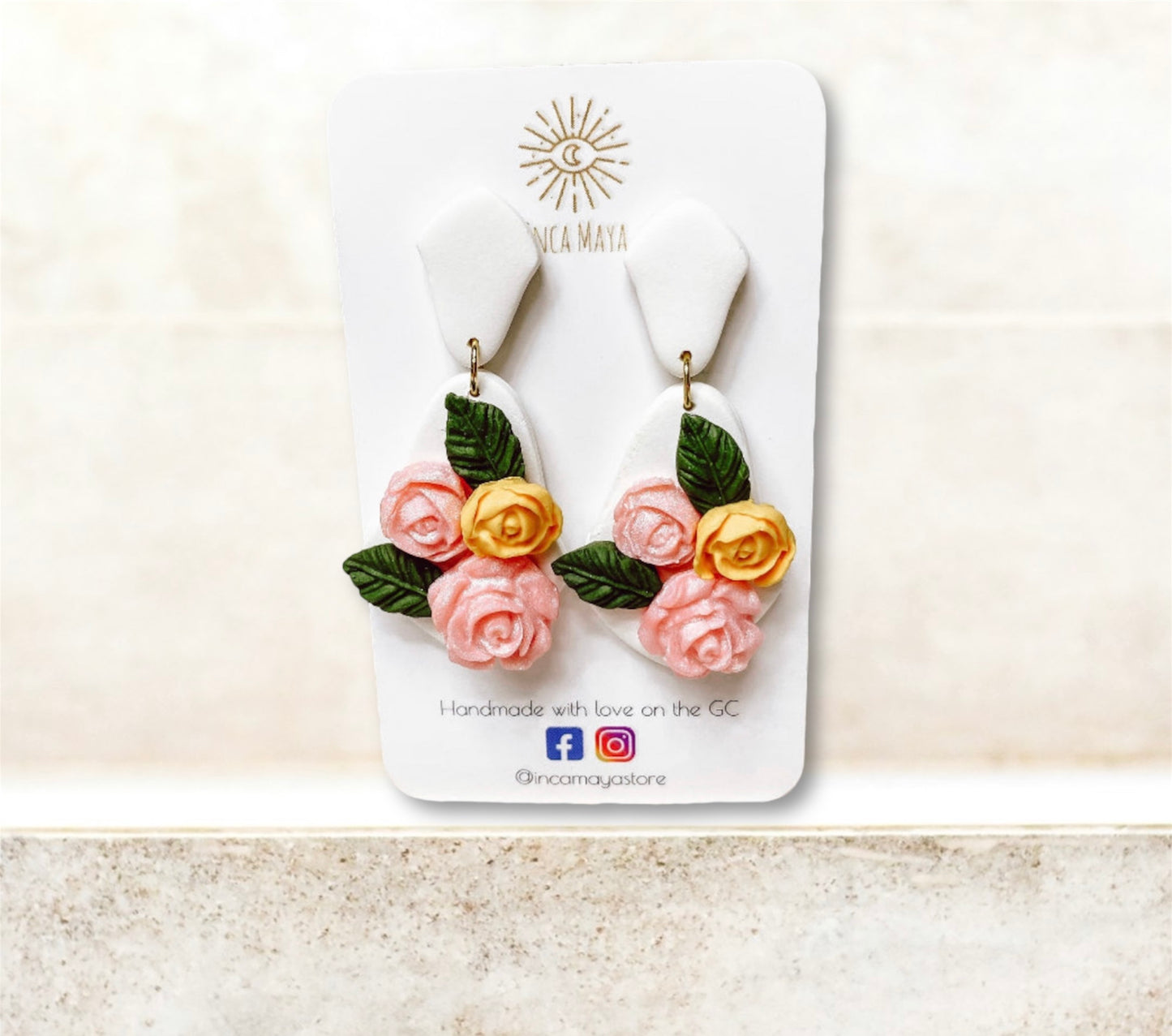 Charlotte Rose Dangles ~ Bridgerton Inspired Earrings