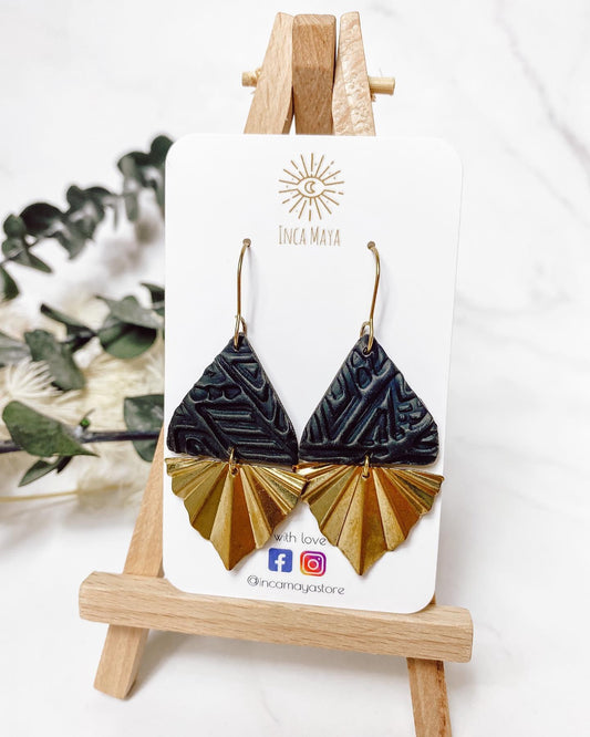 Zaniyah Statement Earrings ~ Black