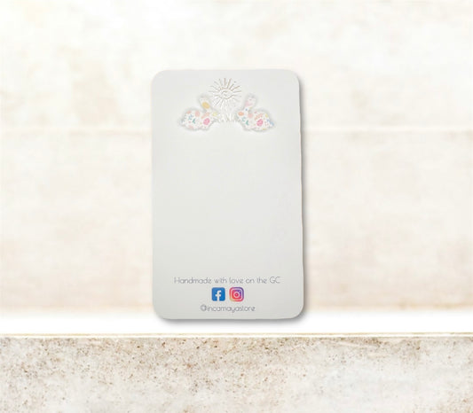 Floral Bunny Acrylic Studs