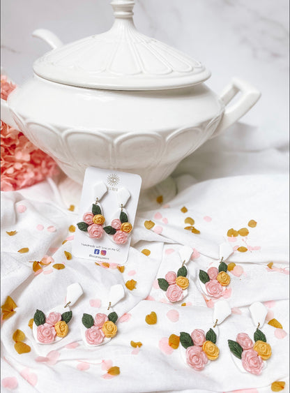 Charlotte Rose Dangles ~ Bridgerton Inspired Earrings