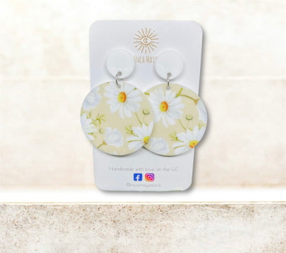 Daisy Acrylic Dangles