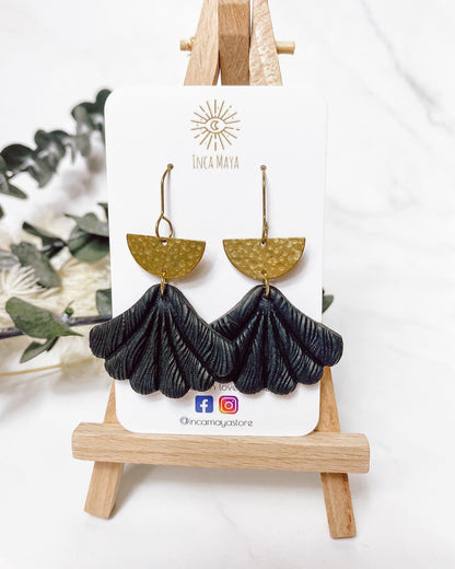 Mira Statement Earrings ~ Black