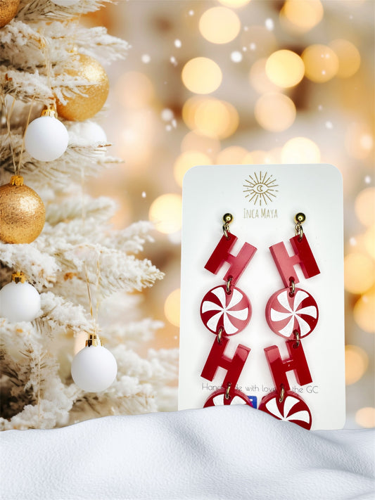 Hohoho Christmas Candy Dangles
