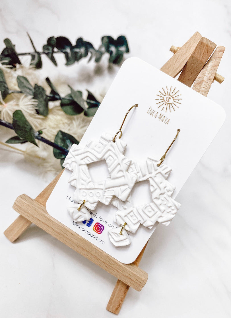 Chantico Aztec Statement Earrings