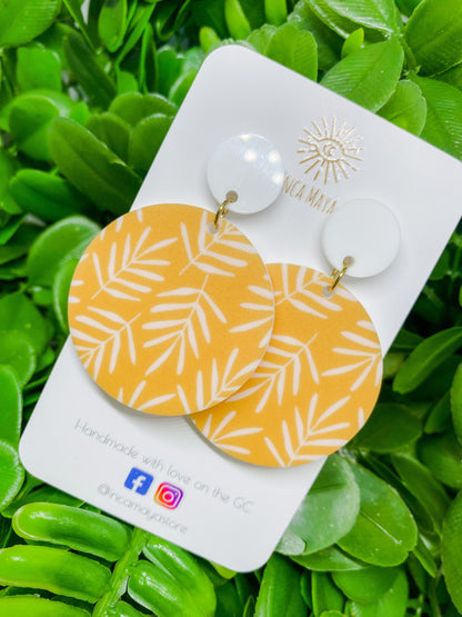 Fern Acrylic Dangles