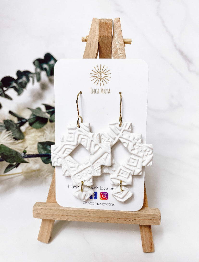 Chantico Aztec Statement Earrings