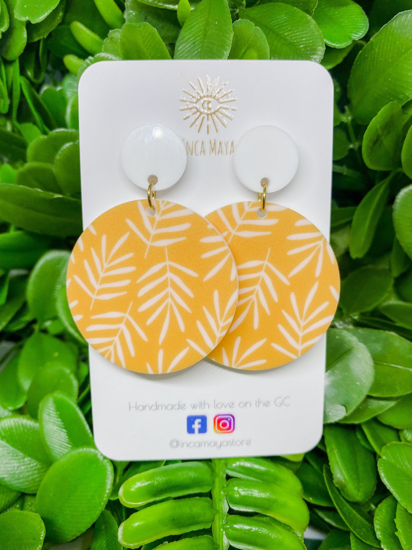 Fern Acrylic Dangles